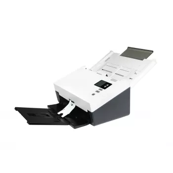 ADF skaitytuvas Avision AD345GN — A4, 1200 x 1200 DPI, dvipusis, 100 lapų ADF, CIS, baltas