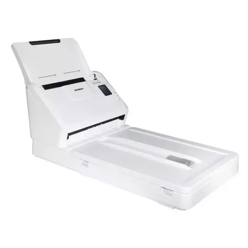 Avision AD340GFN plokščiasis ir ADF skaitytuvas su 1200 x 1200 DPI, A4, 50 lapų ADF, dvipusis, baltas