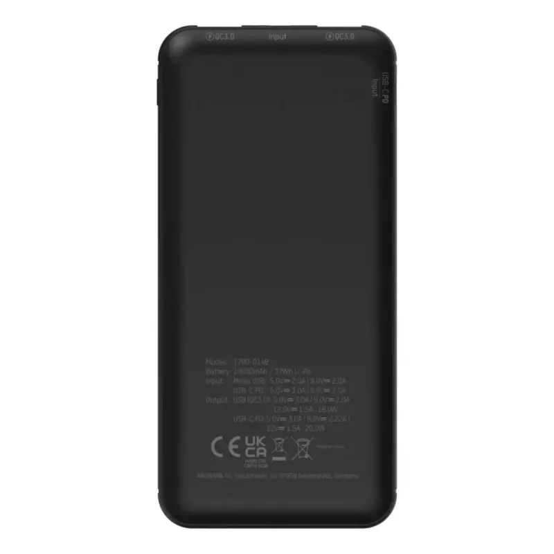 Nešiojama baterija Ansmann PB320PD 10000 mAh