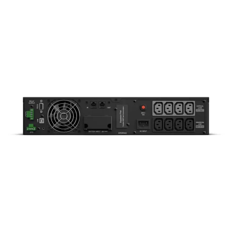 CyberPower OL1000ERTXL2U nepertraukiamo maitinimo šaltinis (UPS) Dvigubos konversijos (Online) 1 kVA 900 W 8 AC lizdai