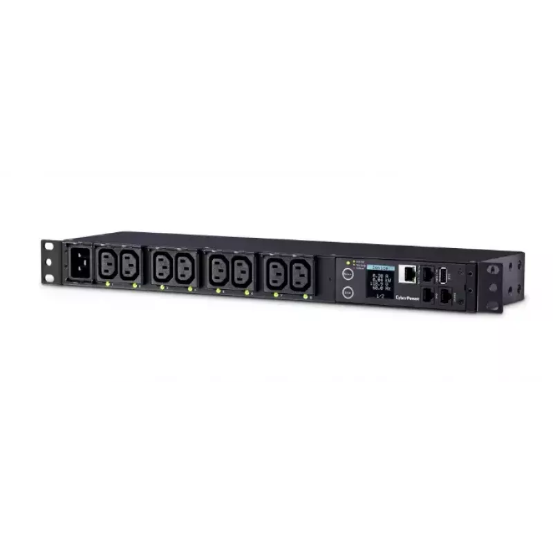 CyberPower PDU81004 maitinimo skirstytuvas (PDU) 8 kintamosios srovės lizdai 1U juoda