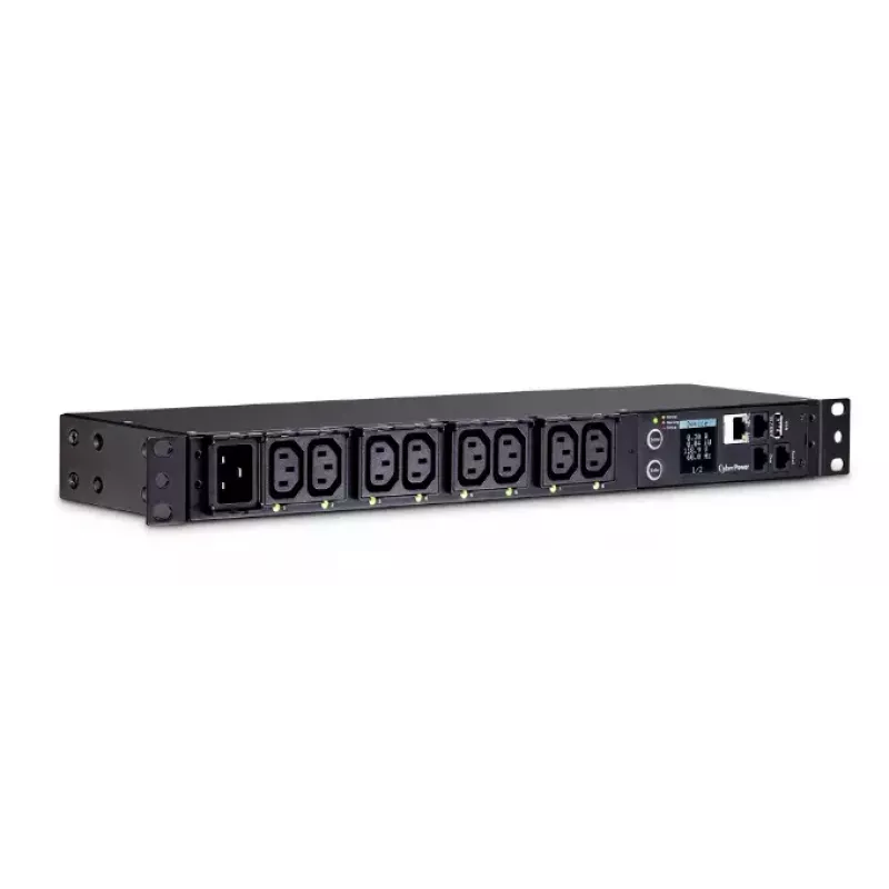 CyberPower PDU81004 maitinimo skirstytuvas (PDU) 8 kintamosios srovės lizdai 1U juoda