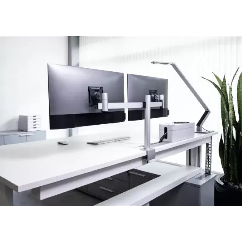 Patvarus monitoriaus laikiklis dviem ekranams Durable 508523