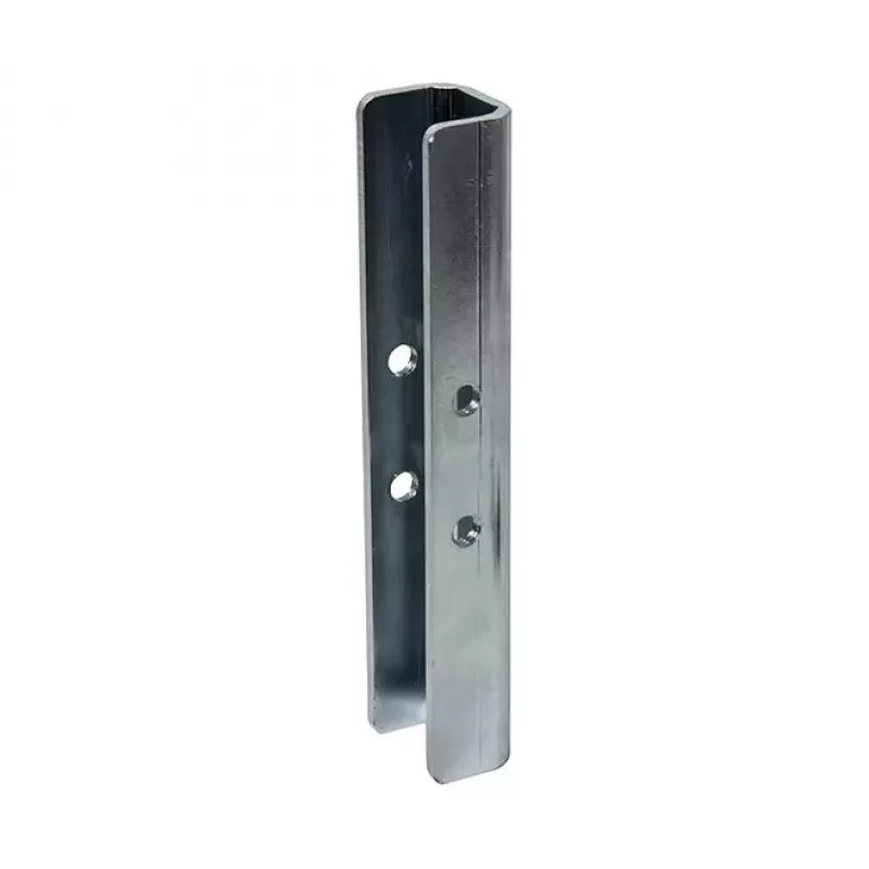 Vidinis stulpų jungiklis B-TECH SYSTEM 2 Ø50 mm stulpams, plieninis, cinko apdaila, 30×40×200 mm