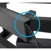 B-Tech Heavy Duty Twin Cantilever Arm plokščias Screen Wall Mount VESA 800 x 600 Max Weight 125 kg