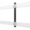B-Tech SYSTEM X - dvigubas bėgelio tvirtinimo laikiklis, skirtas BT8390 - 19 mm nuo sienos