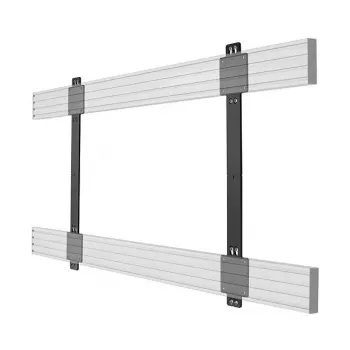 B-Tech SYSTEM X - dvigubas bėgelio tvirtinimo laikiklis, skirtas BT8390 - 19 mm nuo sienos
