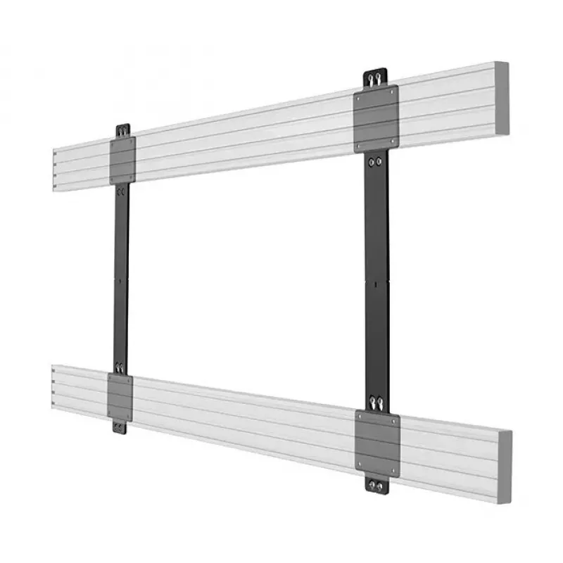 B-Tech SYSTEM X - dvigubas bėgelio tvirtinimo laikiklis, skirtas BT8390 - 19 mm nuo sienos