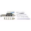 EXSYS 4 prievadų USB 3.2 Gen 1 PCIe plokštė su autonominiu maitinimu 3A Renesas