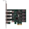 EXSYS 4 prievadų USB 3.2 Gen 1 PCIe plokštė su autonominiu maitinimu 3A Renesas