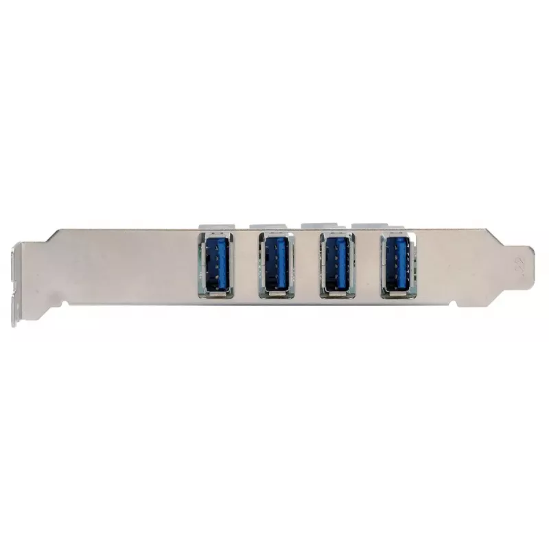 EXSYS 4 prievadų USB 3.2 Gen 1 PCIe plokštė su autonominiu maitinimu 3A Renesas