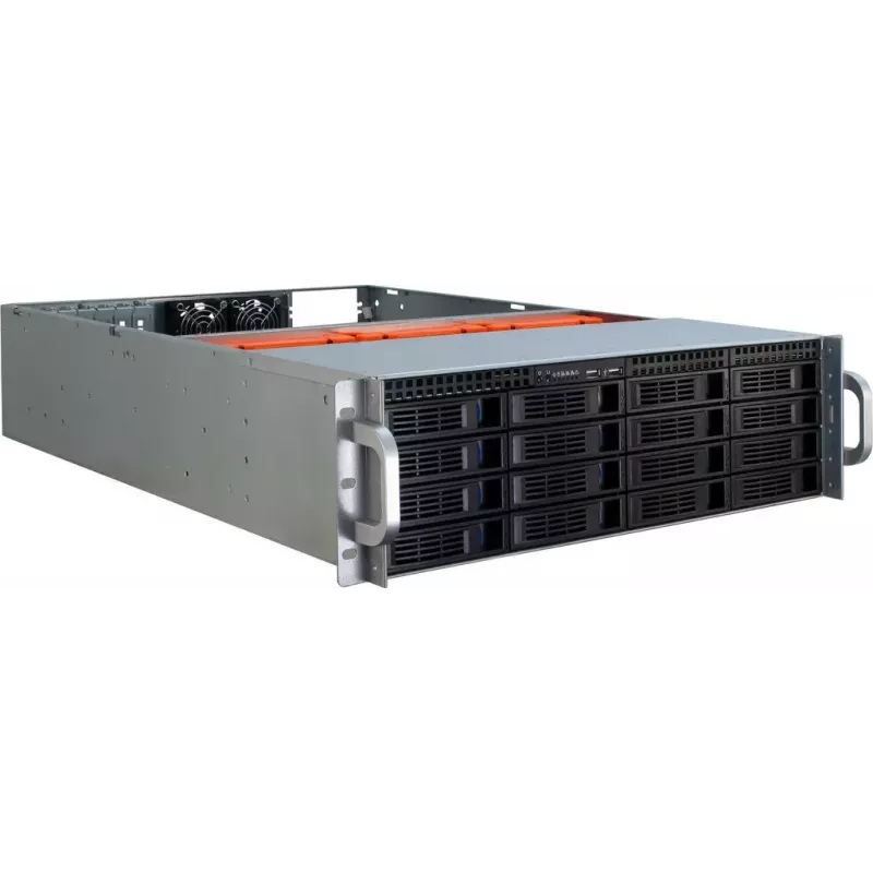 Serverio korpusas Inter-Tech 3U-3416 Rack juodas