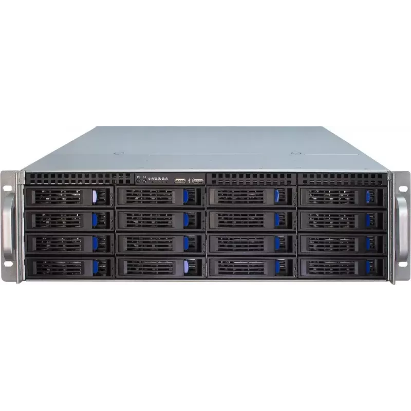 Serverio korpusas Inter-Tech 3U-3416 Rack juodas
