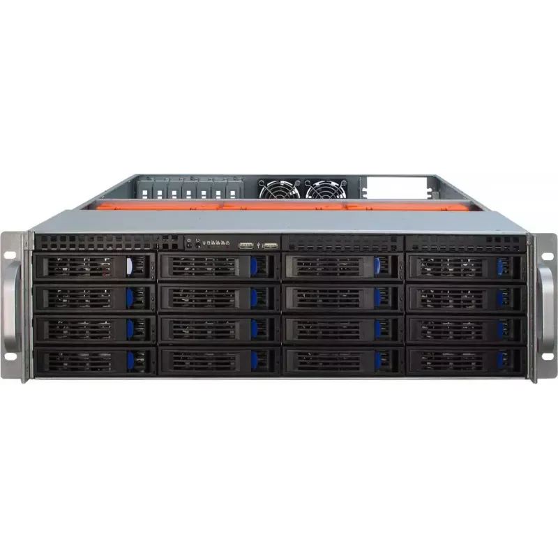 Serverio korpusas Inter-Tech 3U-3416 Rack juodas