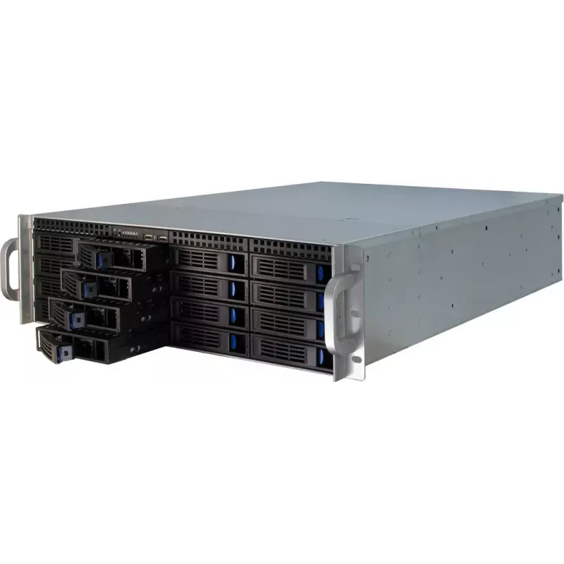Serverio korpusas Inter-Tech 3U-3416 Rack juodas