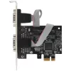 Vidinė nuoseklioji sąsajos plokštė EXSYS EX-46012 PCIe kištukas ASIX MCS9901CV-CC
