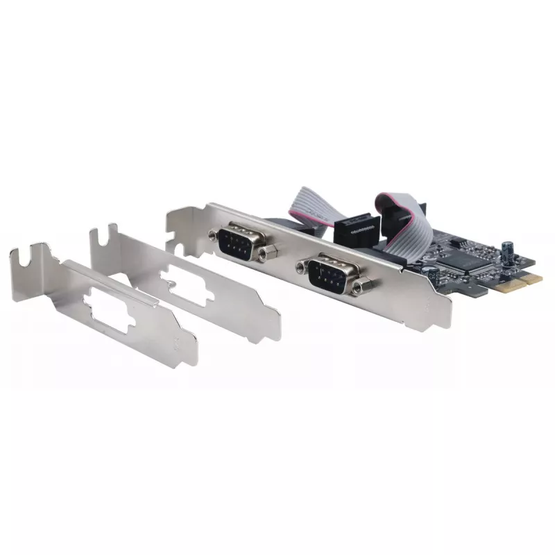 Vidinė nuoseklioji sąsajos plokštė EXSYS EX-46012 PCIe kištukas ASIX MCS9901CV-CC