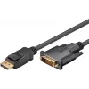 Goobay DisplayPort/DVI-D adapterio laidas 1.2 auksu dengtas 1 m