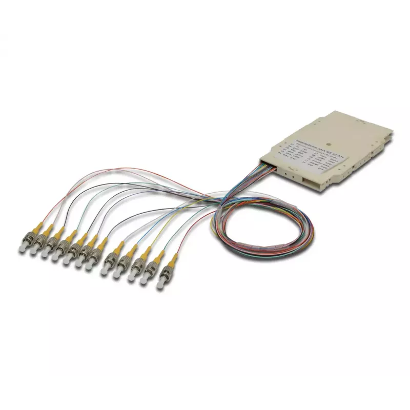 Sujungimo kasetė Digitus A-96911-02-UPC su 12 pijų ST OS2