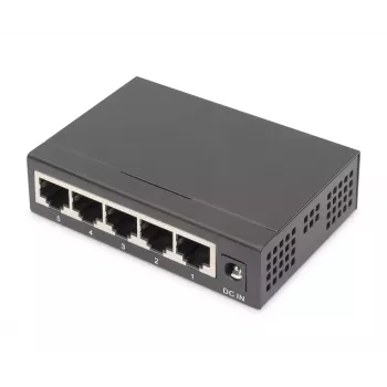 Nevaldomas komutatorius Digitus DN-80202-1 5 prievadų Gigabit