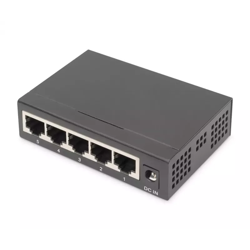 Nevaldomas komutatorius Digitus DN-80202-1 5 prievadų Gigabit