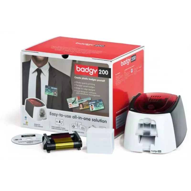 Plastikinių kortelių spausdintuvas Evolis Badgy200
