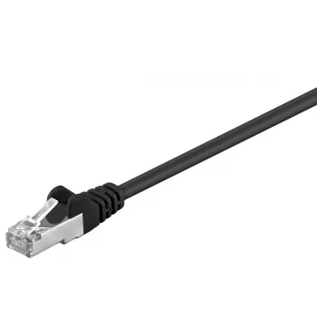 Tinklo kabelis Goobay 95551 Juodas 1.5m Cat5e SF/UTP