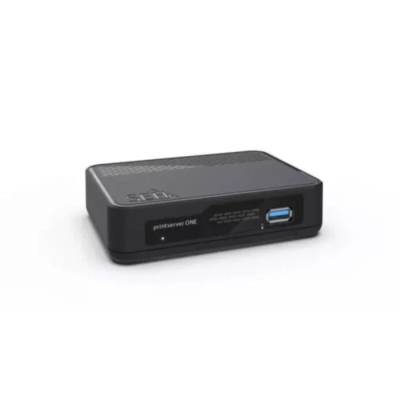 SEH printserver One spausdinimo serveris Ethernet LAN Juoda 10/100/1000 Mbit/s