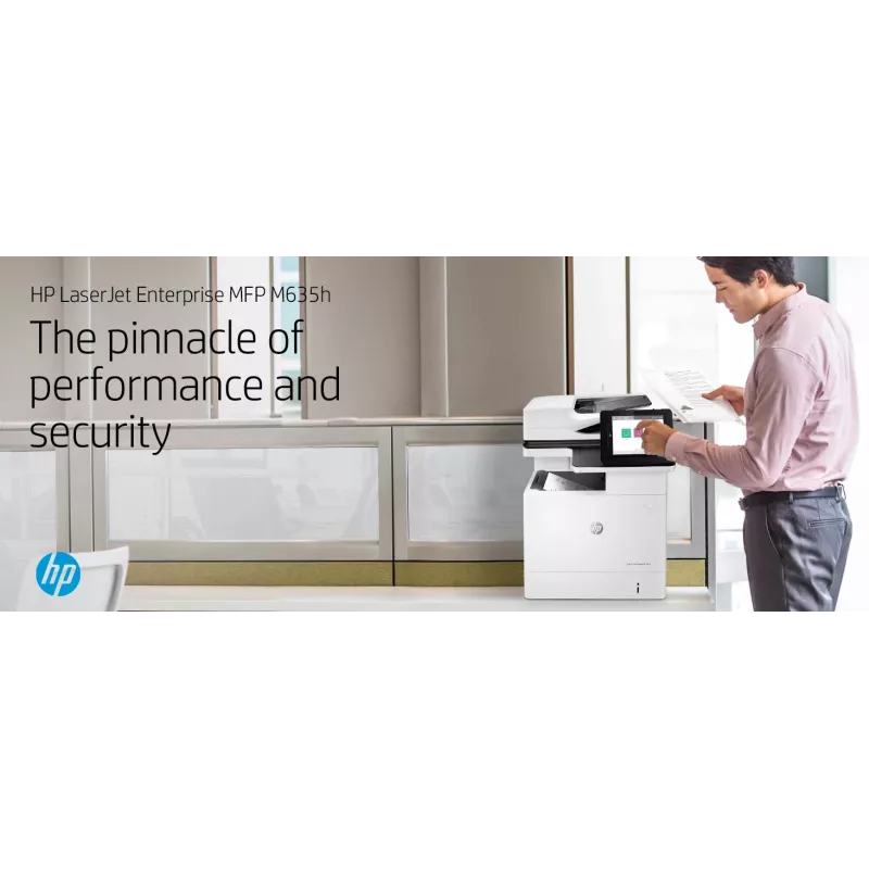 HP LaserJet Enterprise MFP M635h, lazerinis, nespalvotas spausdinimas, 1200 x 1200 DPI, nespalvotas kopijavimas, A4, juoda, balta