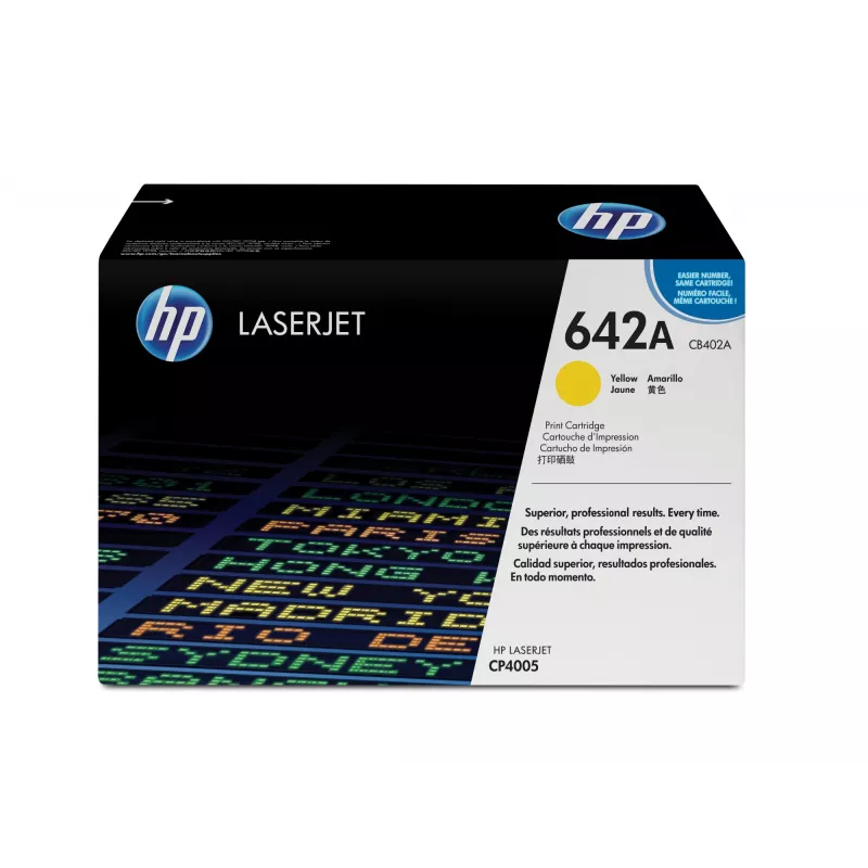 HP 642A geltonas originalus LaserJet tonerio kasetė 1 vnt.