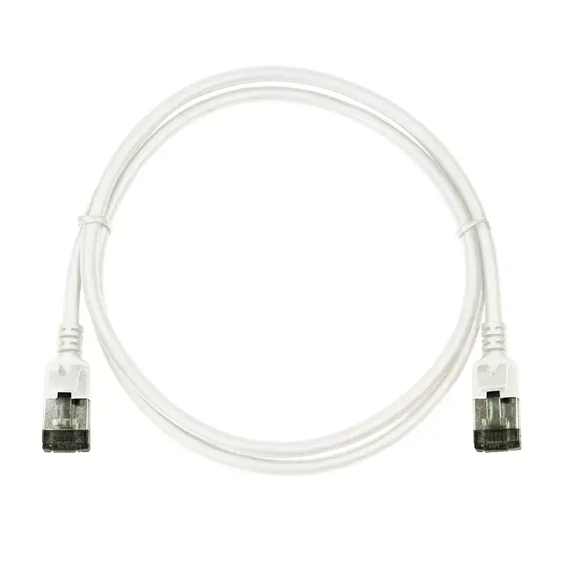 Tinklo kabelis LogiLink CQ9011S RJ-45 Cat6a 0,3 m baltas