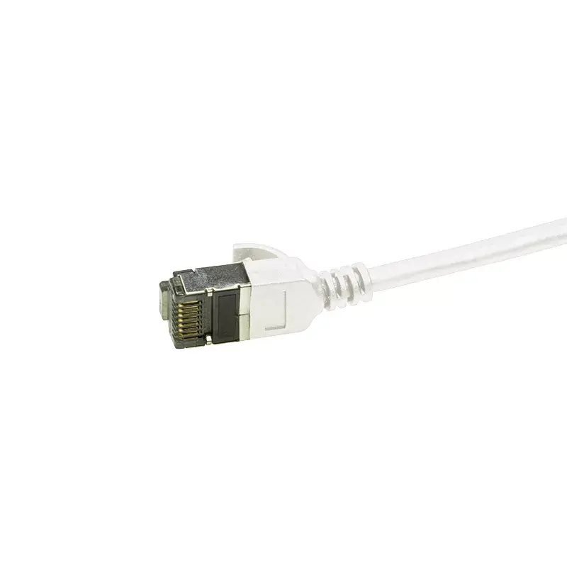 Tinklo kabelis LogiLink CQ9011S RJ-45 Cat6a 0,3 m baltas