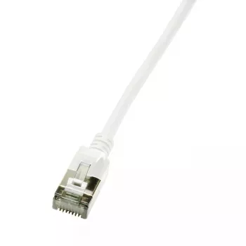 Tinklo kabelis LogiLink CQ9011S RJ-45 Cat6a 0,3 m baltas