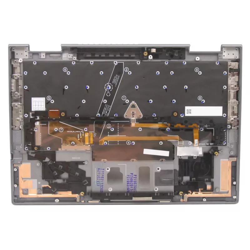 Lenovo 5M11C41071 nešiojamojo kompiuterio atsarginė dalis - viršutinis dangtelis + klaviatūra