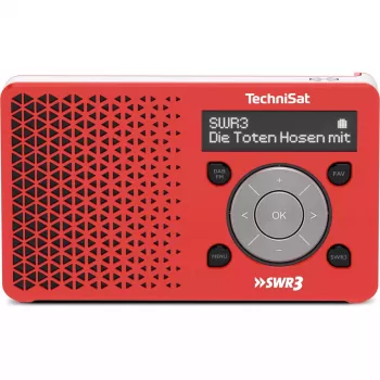 Asmeninis radijas TechniSat DigitRadio 1 raudona balta