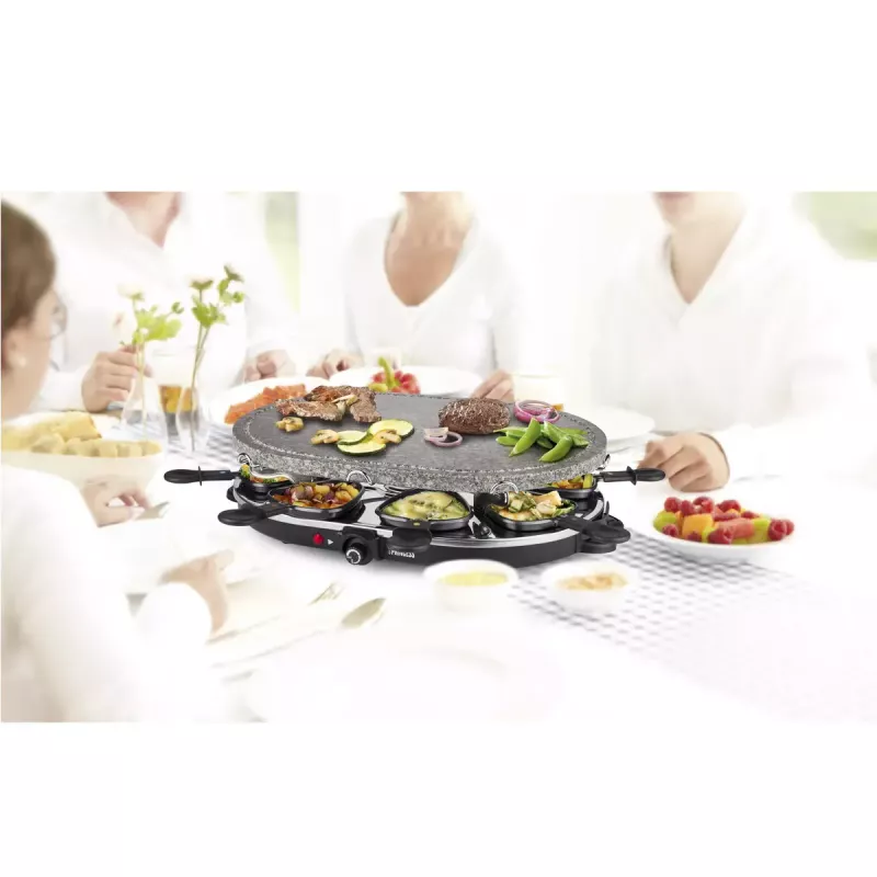 Princess 162720 Raclette 8 Ovalinis akmeninis grilis vakarėliams 1200W 8 keptuvės