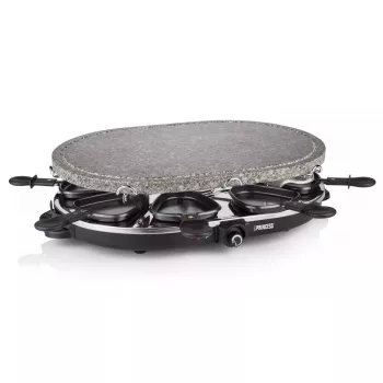 Princess 162720 Raclette 8 Ovalinis akmeninis grilis vakarėliams 1200W 8 keptuvės
