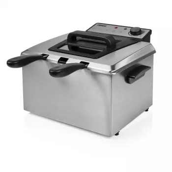 Grupinė keptuvė Princess 01.185000.01.001 5L 3270W Juoda Nerūdijantis plienas