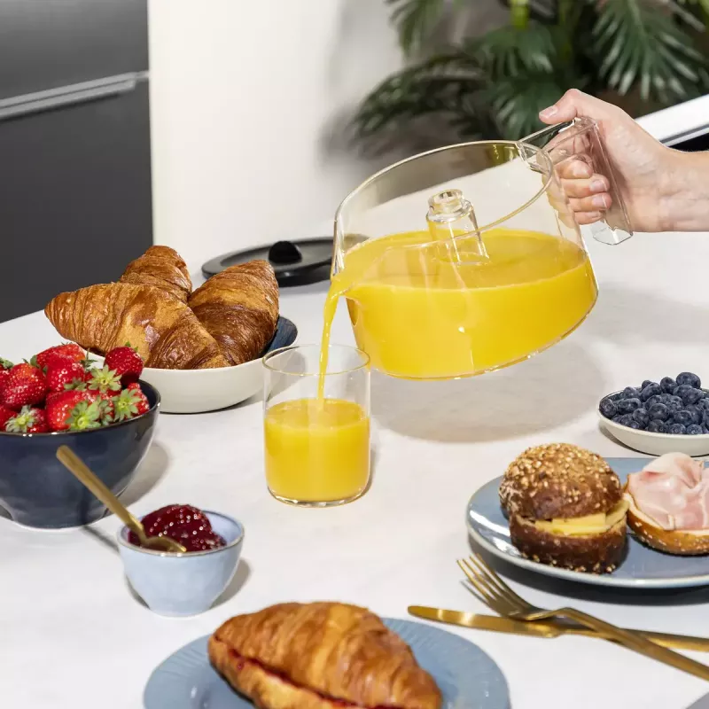 Citrusinių vaisių sulčiaspaudė Princess 201862 juoda permatoma 1L 300W