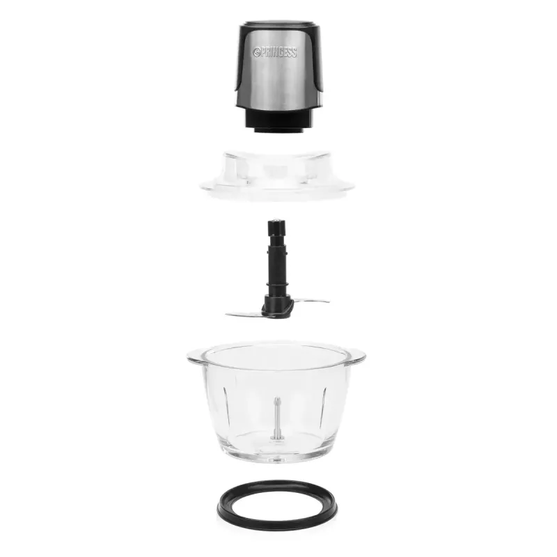 Power Chopper Princess 01.221051.01.001 300W 1L Juoda Nerūdijantis plienas