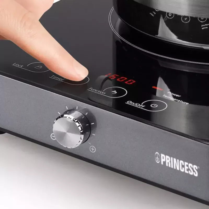 Indukcinė kaitlentė Princess 303010, 1 zona, sukamasis ir jutiklinis valdymas
