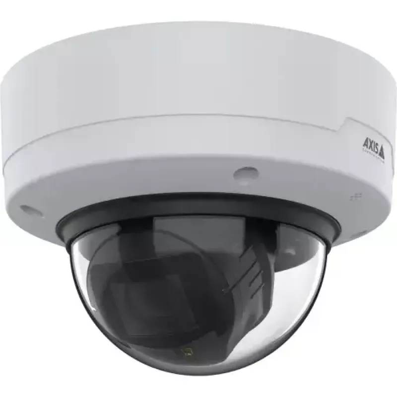 IP kupolinė apsaugos kamera AXIS P3287-LV — 2592×1944, CMOS 1/2.8 colio, 3–8,5 mm varifokalinis, 190° sukimas, vidaus/lauko, lubų/sienos
