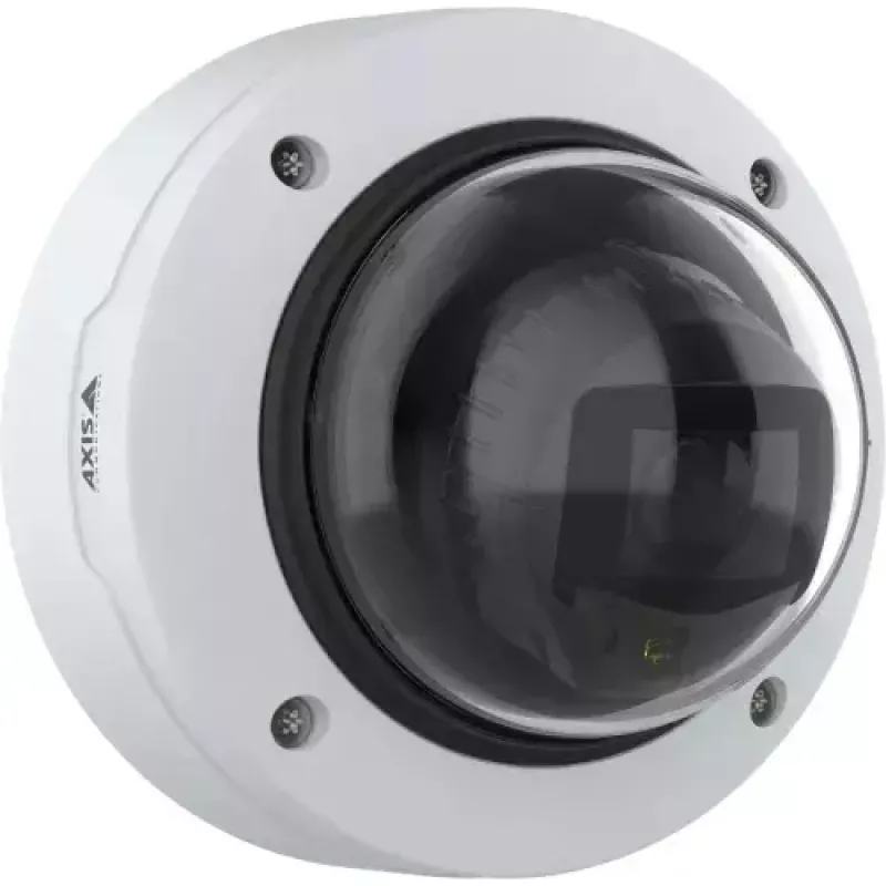 IP kupolinė apsaugos kamera AXIS P3287-LV — 2592×1944, CMOS 1/2.8 colio, 3–8,5 mm varifokalinis, 190° sukimas, vidaus/lauko, lubų/sienos