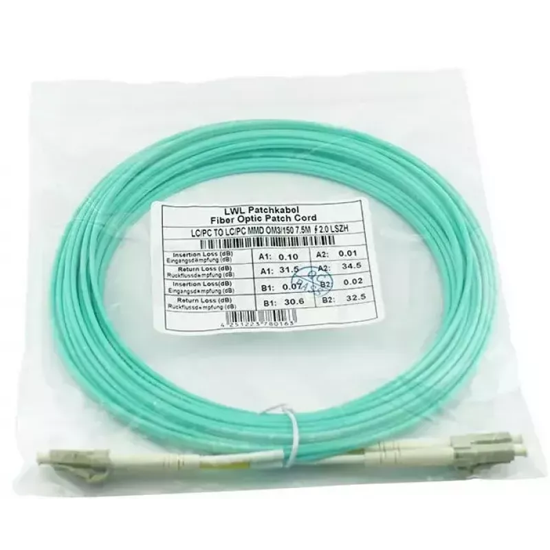 BlueOptics InfiniBand šviesolaidinis kabelis 15 m 2x LC LC/APC žalias