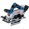 Bosch GKS 18V-57-2 L PROFESSIONAL 16,5 cm Juoda, Mėlyna, Sidabrinė 5000 aps./min.