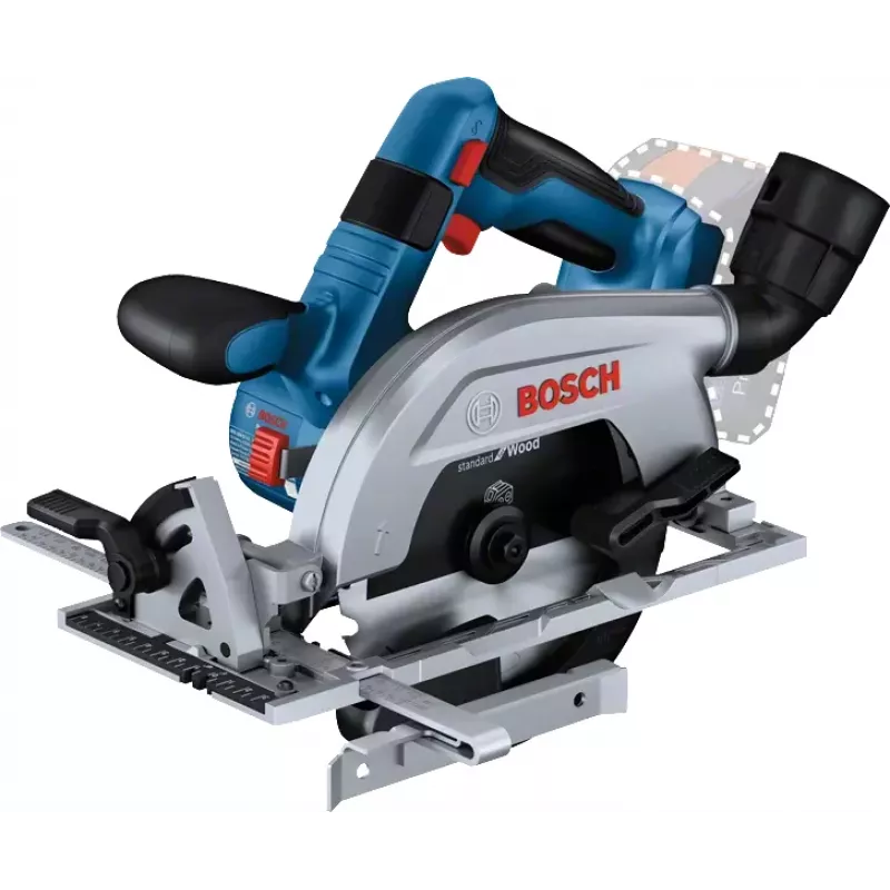 Bosch GKS 18V-57-2 L PROFESSIONAL 16,5 cm Juoda, Mėlyna, Sidabrinė 5000 aps./min.