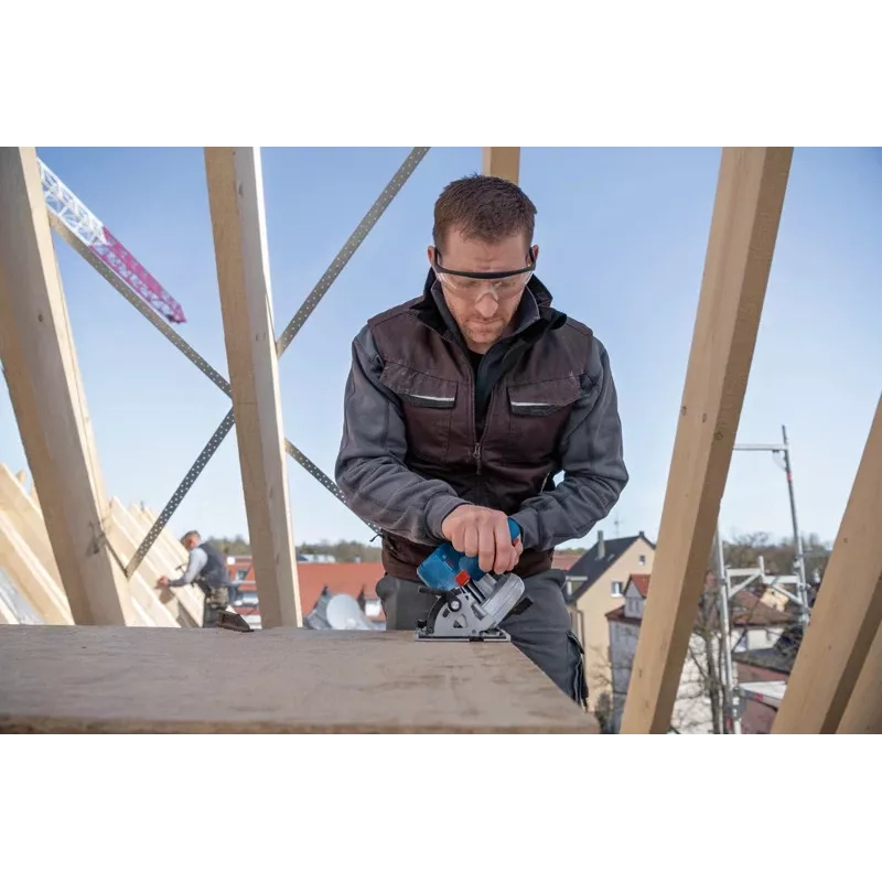 Bosch GKS 18V-57-2 L PROFESSIONAL 16,5 cm Juoda, Mėlyna, Sidabrinė 5000 aps./min.