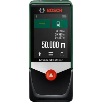 Bosch AdvancedlDistance 50C Lazerinis atstumo matuoklis Daugiaspalvis 50 m