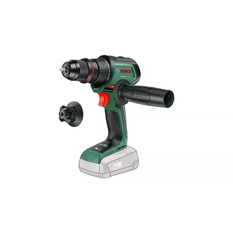 Bosch AdvancedDrill 18V-80 QuickSnap 1950 RPM Keyless 830 g Juoda, Green