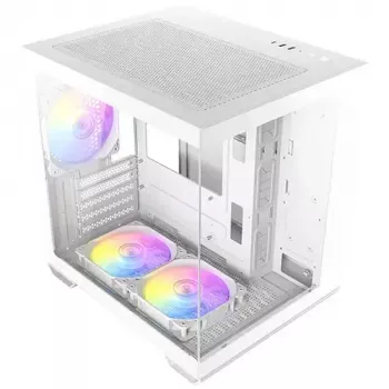 Kompiuterio korpusas Antec 0-761345-10218-6 Mini Tower baltas